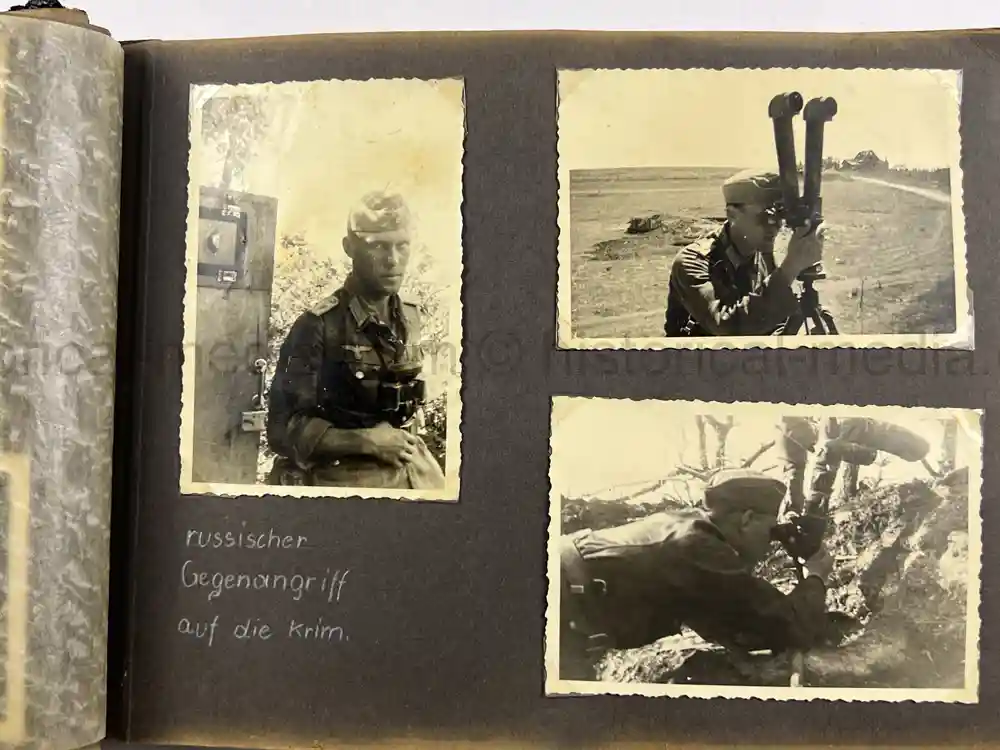 WWII GERMAN OFFICER PHOTO ALBUM - KRIM