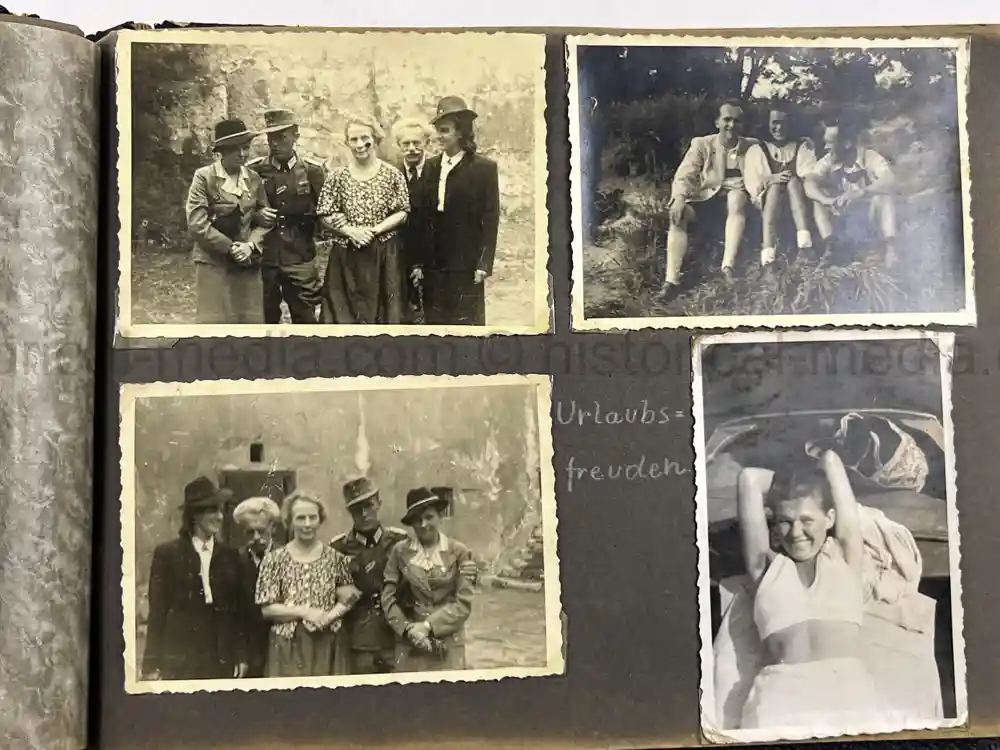 WWII GERMAN OFFICER PHOTO ALBUM - KRIM