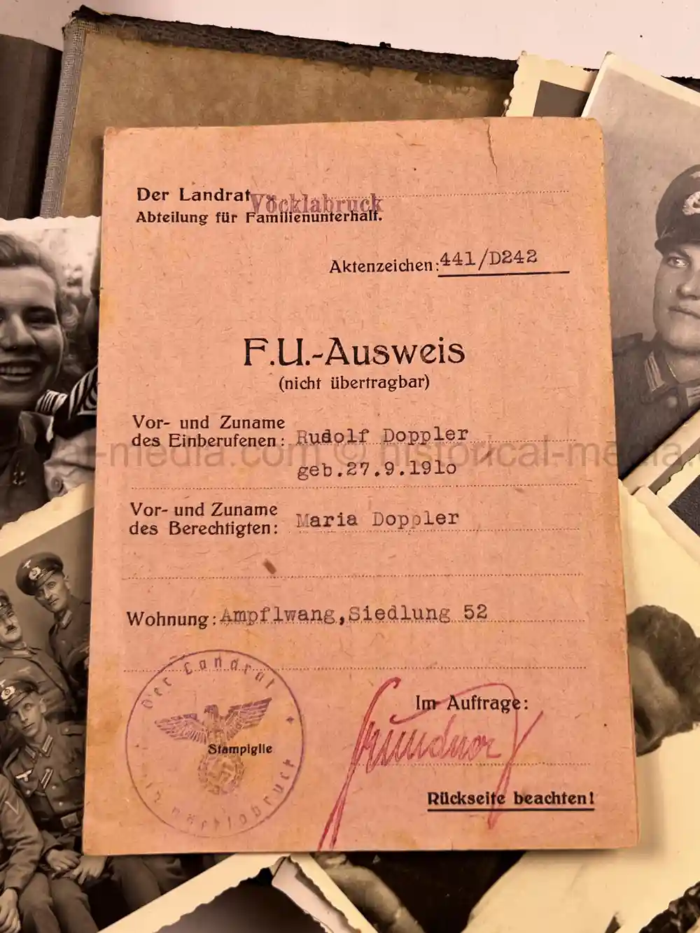 WWII GERMAN OFFICER PHOTO ALBUM - KRIM