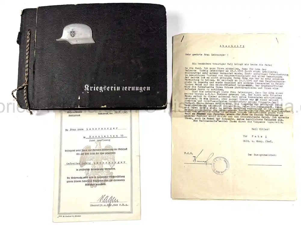 WWII GERMAN OFFICER PHOTO ALBUM - KRIM