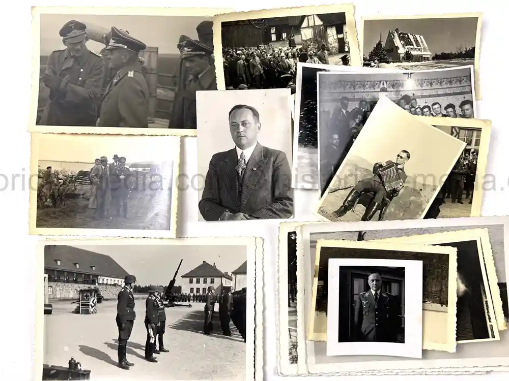 WWII GERMAN PHOTO GROUPING - GENERALMAJORS DER LUFTWAFFE OSKAR KRAPP