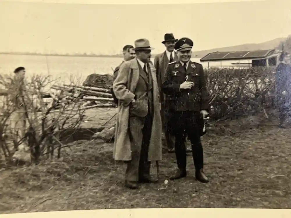 WWII GERMAN PHOTO GROUPING - GENERALMAJORS DER LUFTWAFFE OSKAR KRAPP