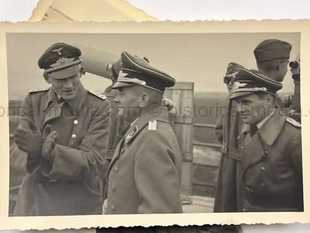 WWII GERMAN PHOTO GROUPING - GENERALMAJORS DER LUFTWAFFE OSKAR KRAPP