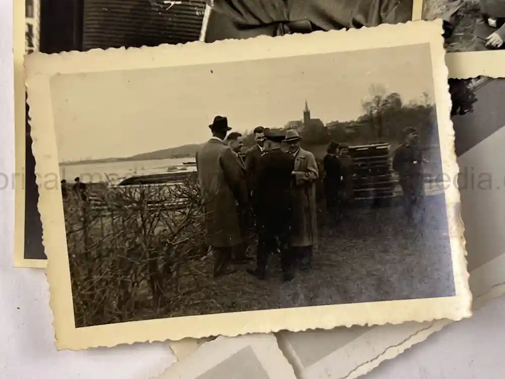 WWII GERMAN PHOTO GROUPING - GENERALMAJORS DER LUFTWAFFE OSKAR KRAPP