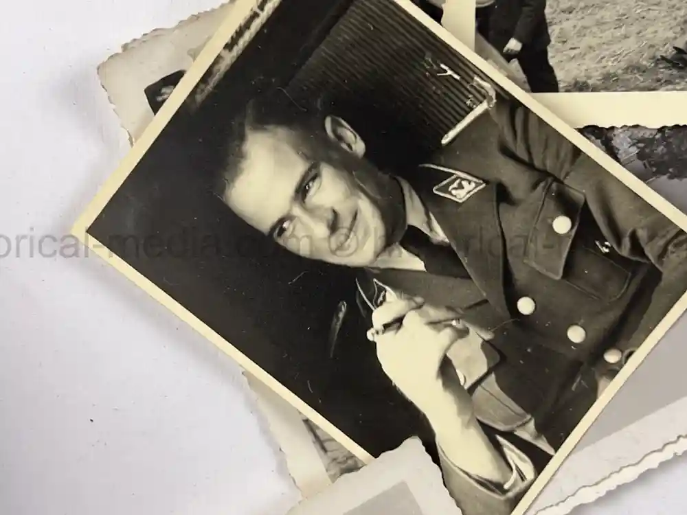 WWII GERMAN PHOTO GROUPING - GENERALMAJORS DER LUFTWAFFE OSKAR KRAPP