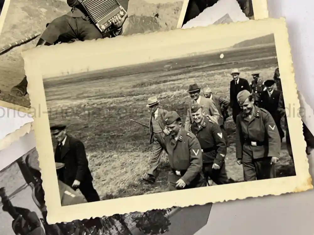 WWII GERMAN PHOTO GROUPING - GENERALMAJORS DER LUFTWAFFE OSKAR KRAPP