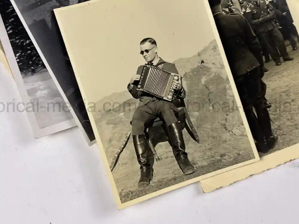 WWII GERMAN PHOTO GROUPING - GENERALMAJORS DER LUFTWAFFE OSKAR KRAPP