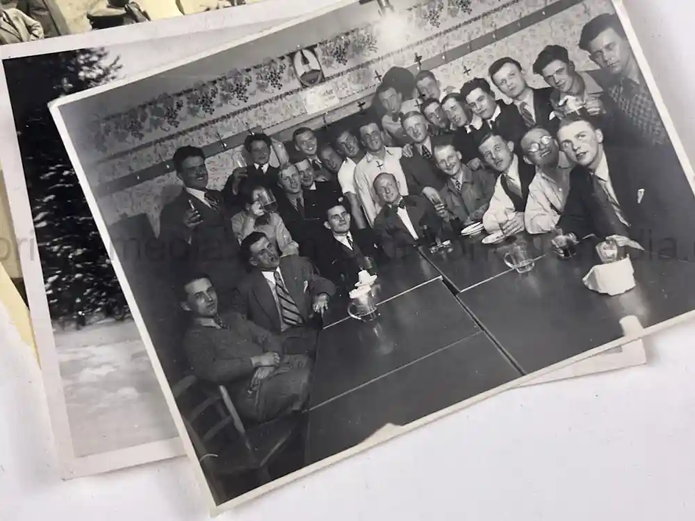 WWII GERMAN PHOTO GROUPING - GENERALMAJORS DER LUFTWAFFE OSKAR KRAPP