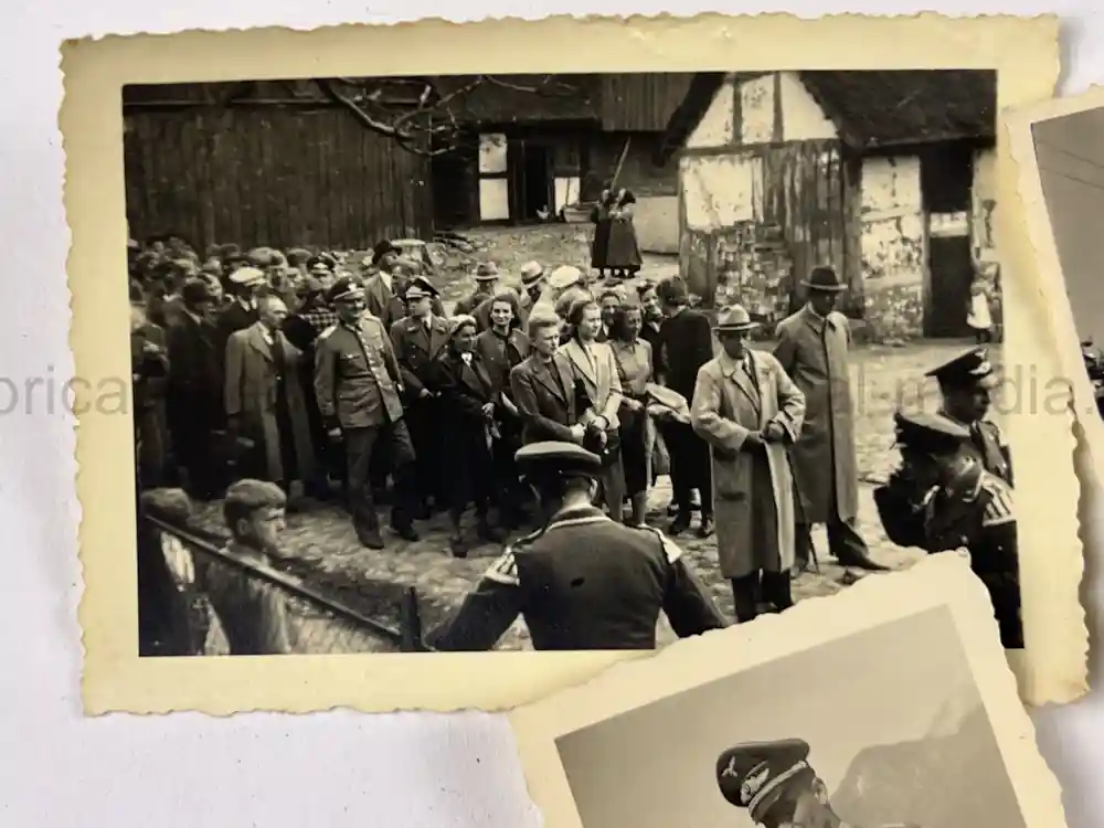 WWII GERMAN PHOTO GROUPING - GENERALMAJORS DER LUFTWAFFE OSKAR KRAPP