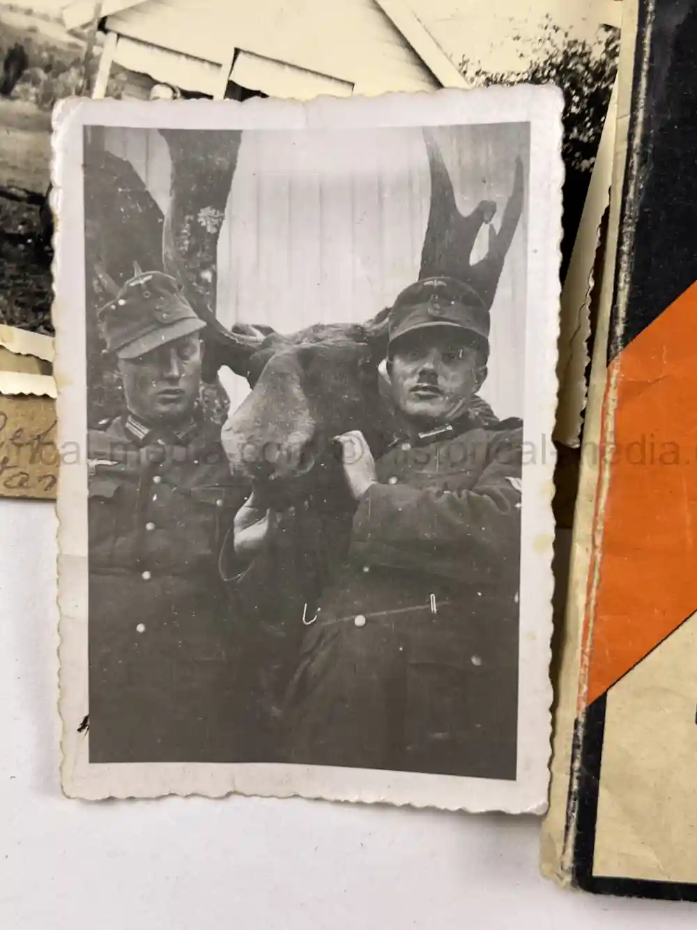 WWII GERMAN GEBIRGSJÄGER OFFICER PHOTO GROUPING - NORWAY, FINLAND