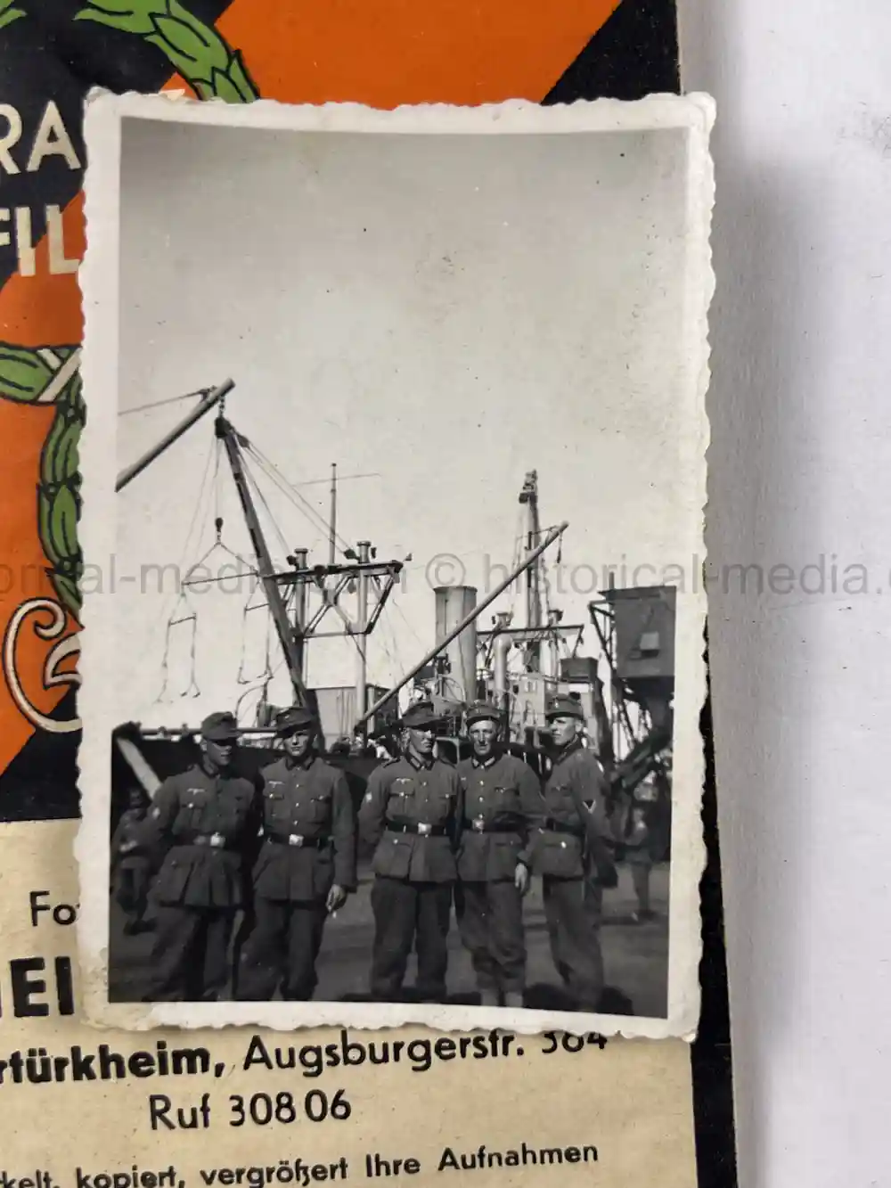 WWII GERMAN GEBIRGSJÄGER OFFICER PHOTO GROUPING - NORWAY, FINLAND