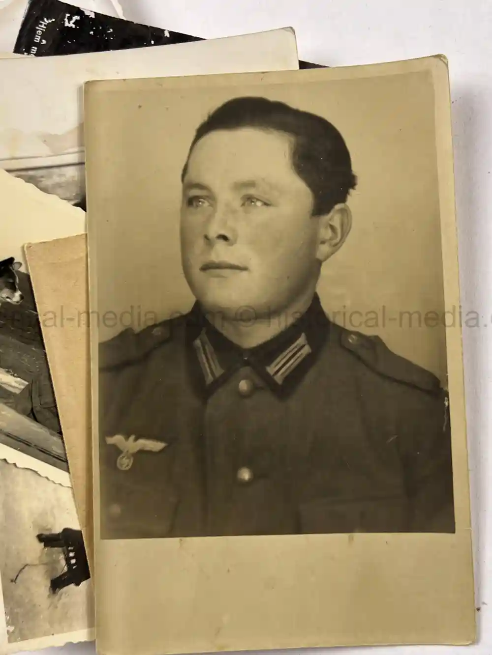 WWII GERMAN GEBIRGSJÄGER OFFICER PHOTO GROUPING - NORWAY, FINLAND