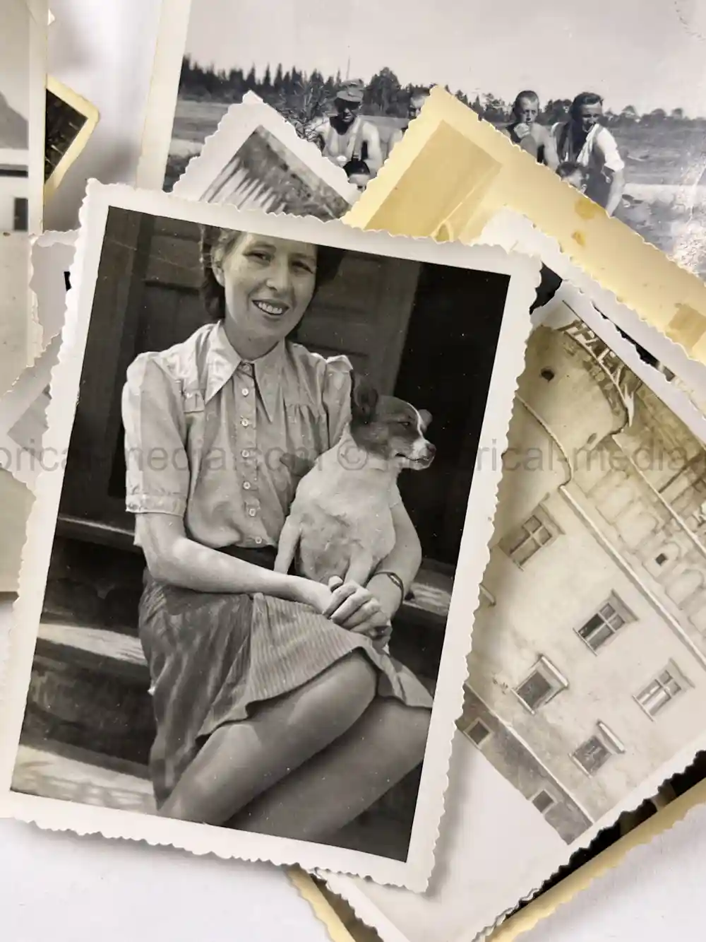 WWII GERMAN GEBIRGSJÄGER OFFICER PHOTO GROUPING - NORWAY, FINLAND