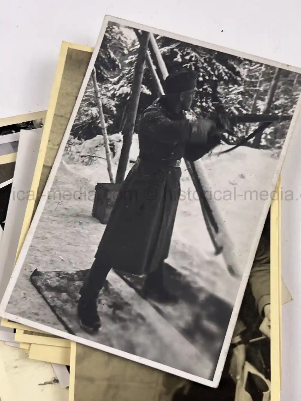 WWII GERMAN GEBIRGSJÄGER OFFICER PHOTO GROUPING - NORWAY, FINLAND