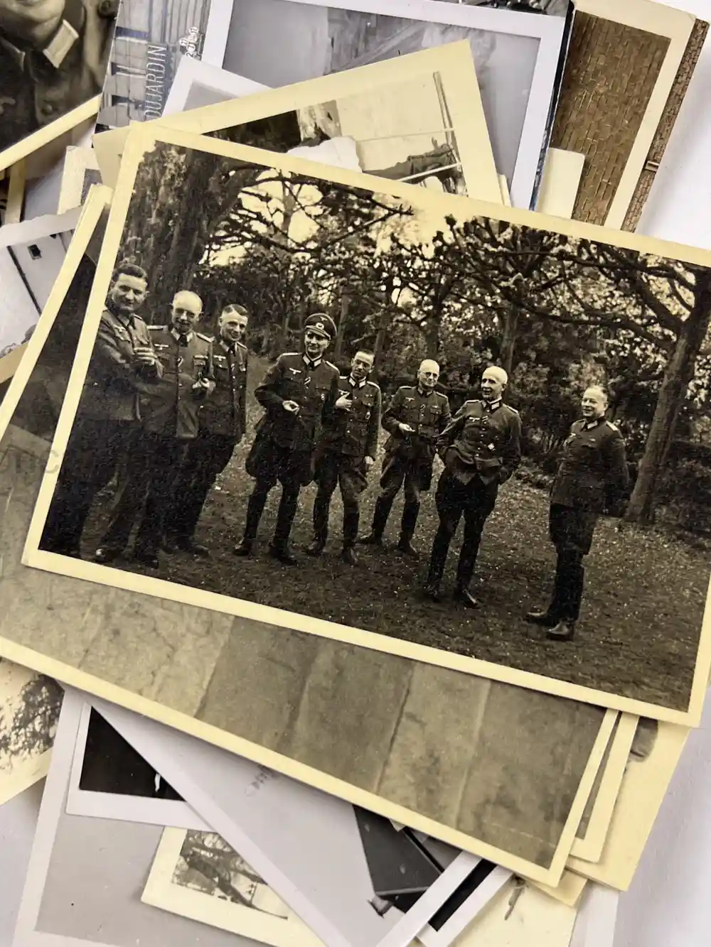 WWII GERMAN GEBIRGSJÄGER OFFICER PHOTO GROUPING - NORWAY, FINLAND