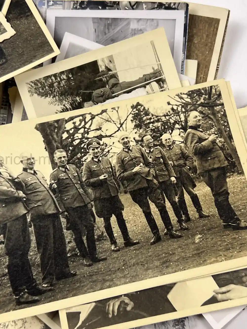 WWII GERMAN GEBIRGSJÄGER OFFICER PHOTO GROUPING - NORWAY, FINLAND