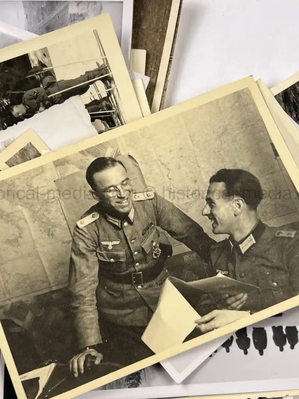 WWII GERMAN GEBIRGSJÄGER OFFICER PHOTO GROUPING - NORWAY, FINLAND