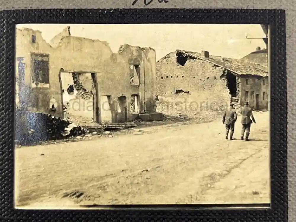 WWI GERMAN PHOTO ALBUM - THE 76TH INFANTRIE REGIMENT - TRENCH COMBAT