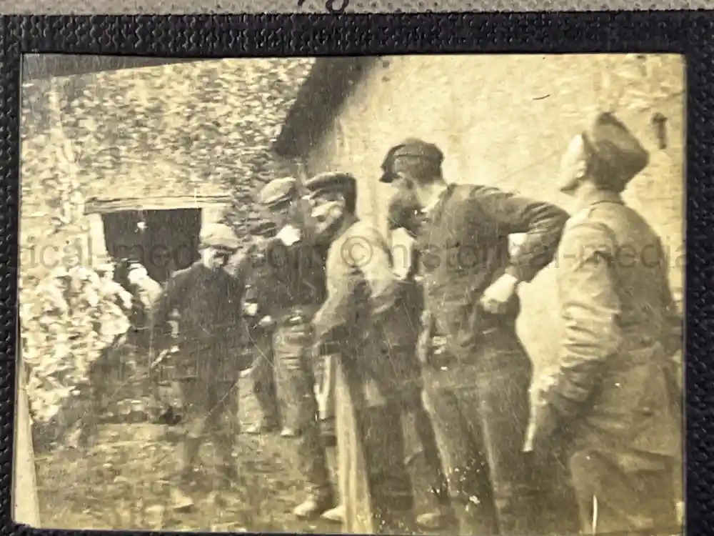 WWI GERMAN PHOTO ALBUM - THE 76TH INFANTRIE REGIMENT - TRENCH COMBAT