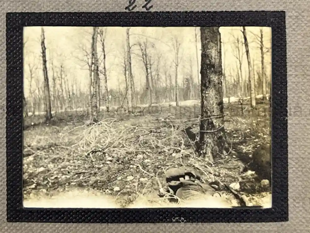 WWI GERMAN PHOTO ALBUM - THE 76TH INFANTRIE REGIMENT - TRENCH COMBAT