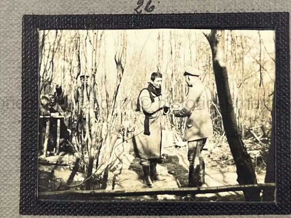 WWI GERMAN PHOTO ALBUM - THE 76TH INFANTRIE REGIMENT - TRENCH COMBAT