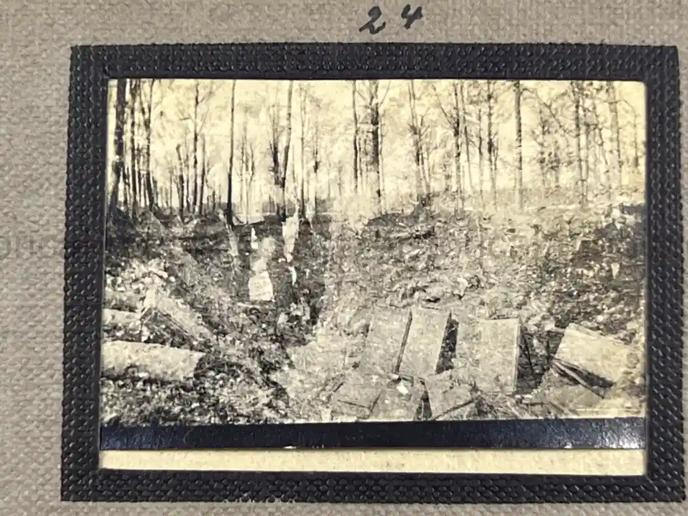 WWI GERMAN PHOTO ALBUM - THE 76TH INFANTRIE REGIMENT - TRENCH COMBAT