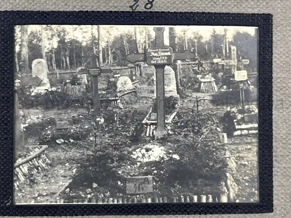 WWI GERMAN PHOTO ALBUM - THE 76TH INFANTRIE REGIMENT - TRENCH COMBAT
