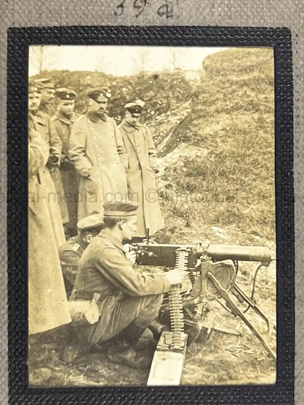 WWI GERMAN PHOTO ALBUM - THE 76TH INFANTRIE REGIMENT - TRENCH COMBAT