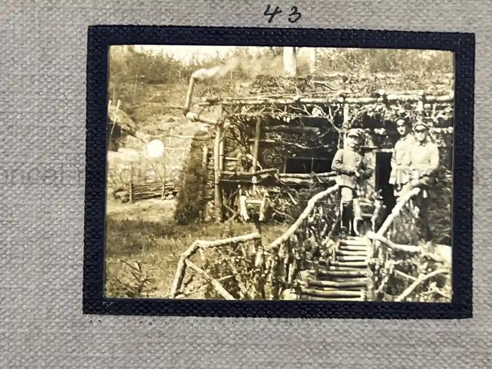 WWI GERMAN PHOTO ALBUM - THE 76TH INFANTRIE REGIMENT - TRENCH COMBAT