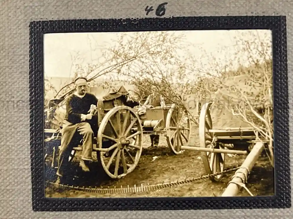 WWI GERMAN PHOTO ALBUM - THE 76TH INFANTRIE REGIMENT - TRENCH COMBAT