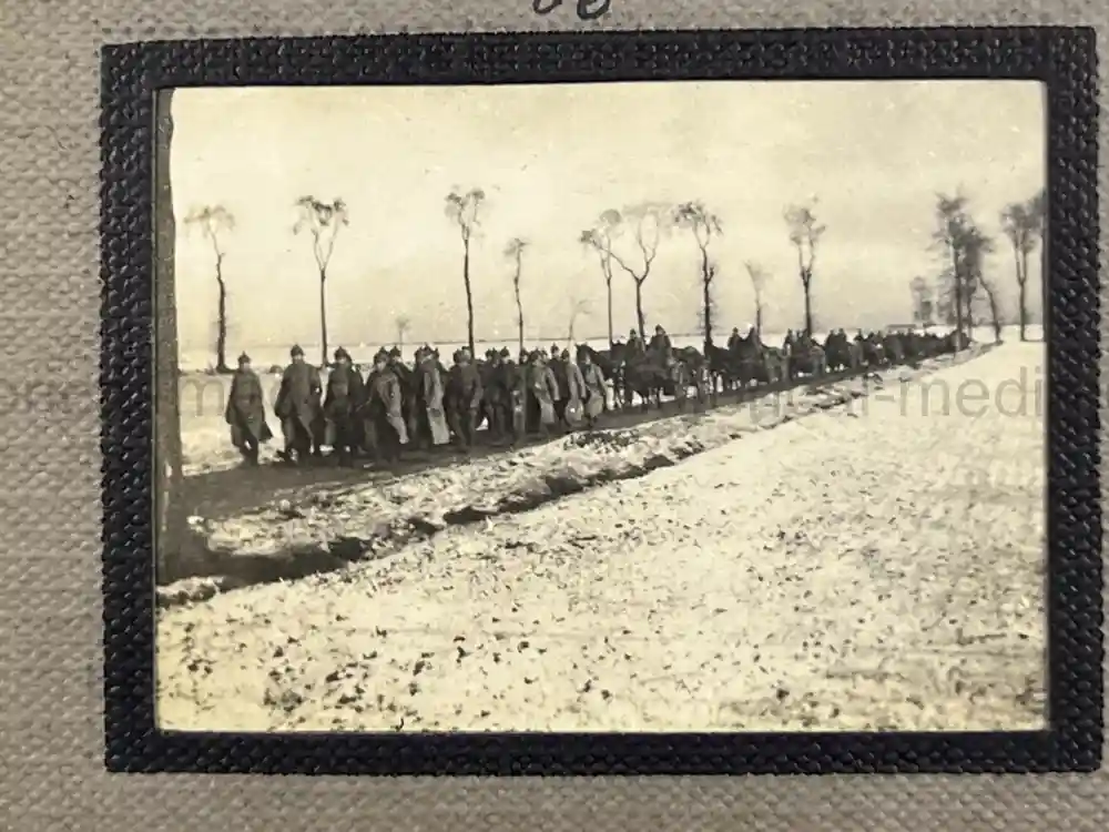 WWI GERMAN PHOTO ALBUM - THE 76TH INFANTRIE REGIMENT - TRENCH COMBAT