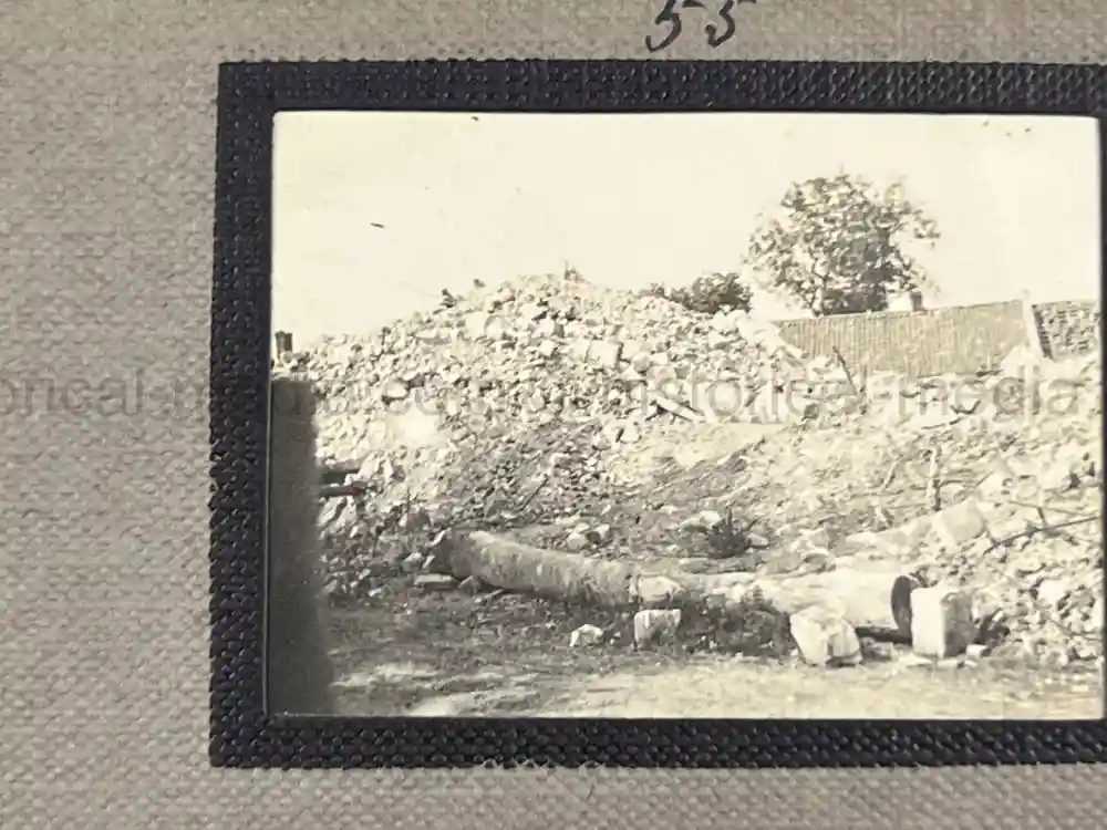 WWI GERMAN PHOTO ALBUM - THE 76TH INFANTRIE REGIMENT - TRENCH COMBAT