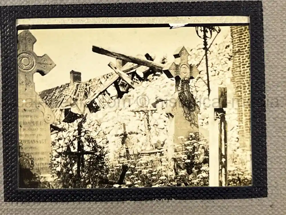 WWI GERMAN PHOTO ALBUM - THE 76TH INFANTRIE REGIMENT - TRENCH COMBAT