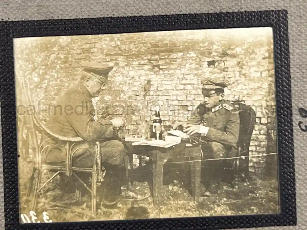 WWI GERMAN PHOTO ALBUM - THE 76TH INFANTRIE REGIMENT - TRENCH COMBAT