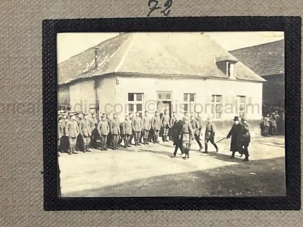 WWI GERMAN PHOTO ALBUM - THE 76TH INFANTRIE REGIMENT - TRENCH COMBAT