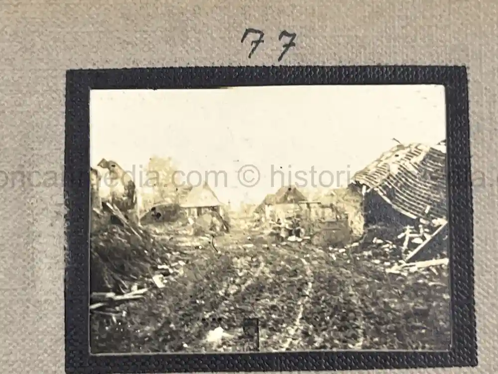 WWI GERMAN PHOTO ALBUM - THE 76TH INFANTRIE REGIMENT - TRENCH COMBAT