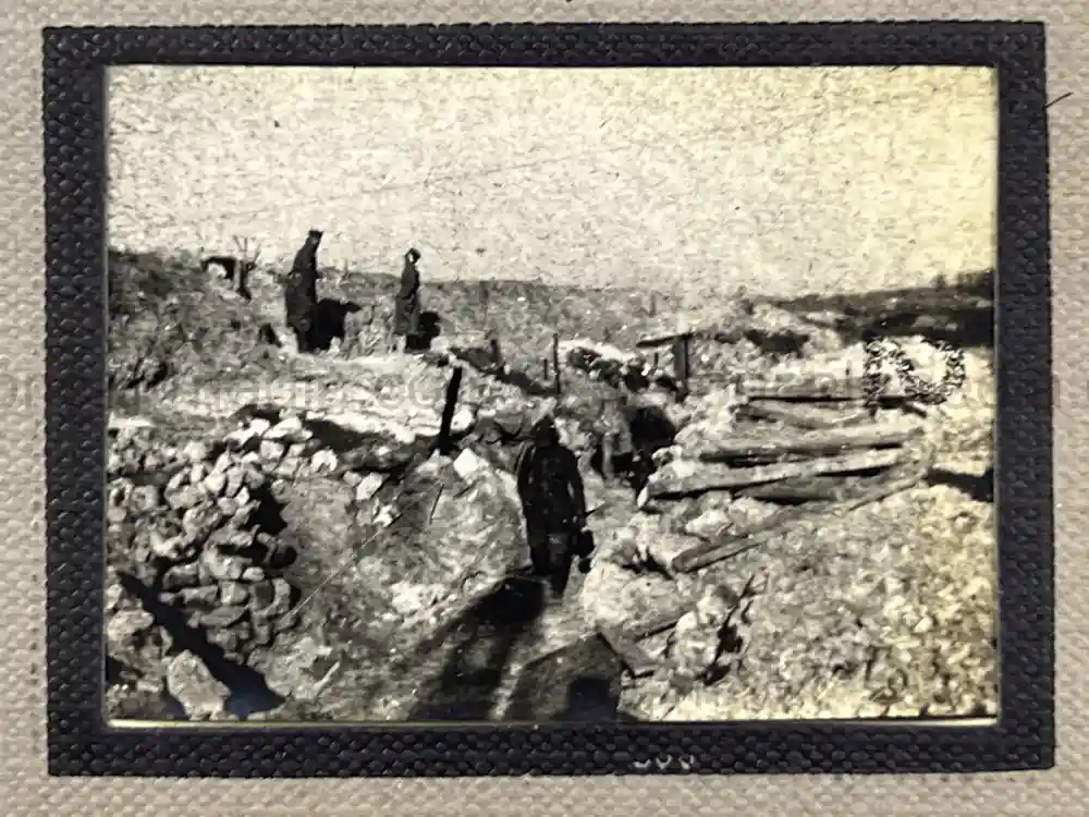 WWI GERMAN PHOTO ALBUM - THE 76TH INFANTRIE REGIMENT - TRENCH COMBAT