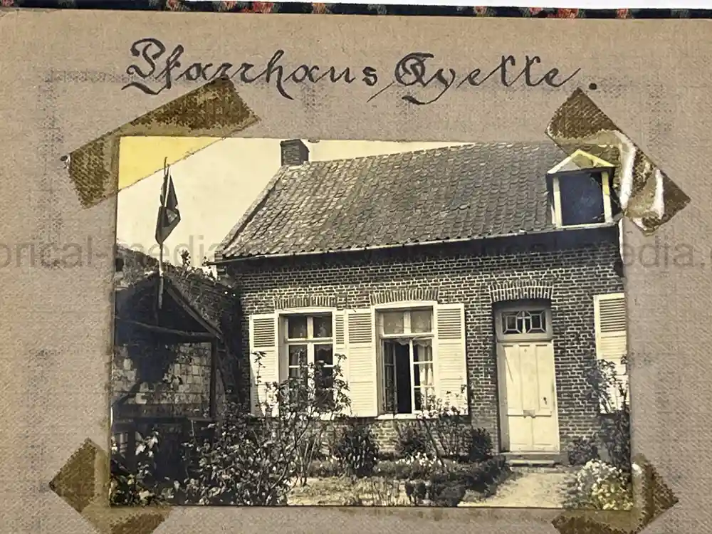 WWI GERMAN PHOTO ALBUM - THE 76TH INFANTRIE REGIMENT - TRENCH COMBAT