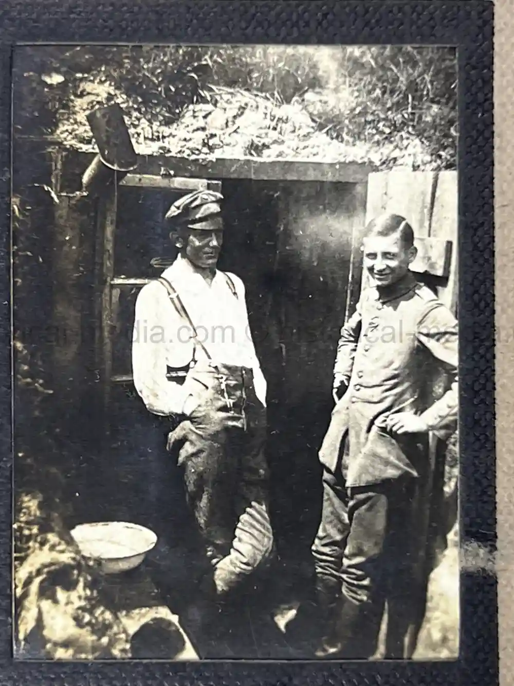 WWI GERMAN PHOTO ALBUM - THE 76TH INFANTRIE REGIMENT - TRENCH COMBAT