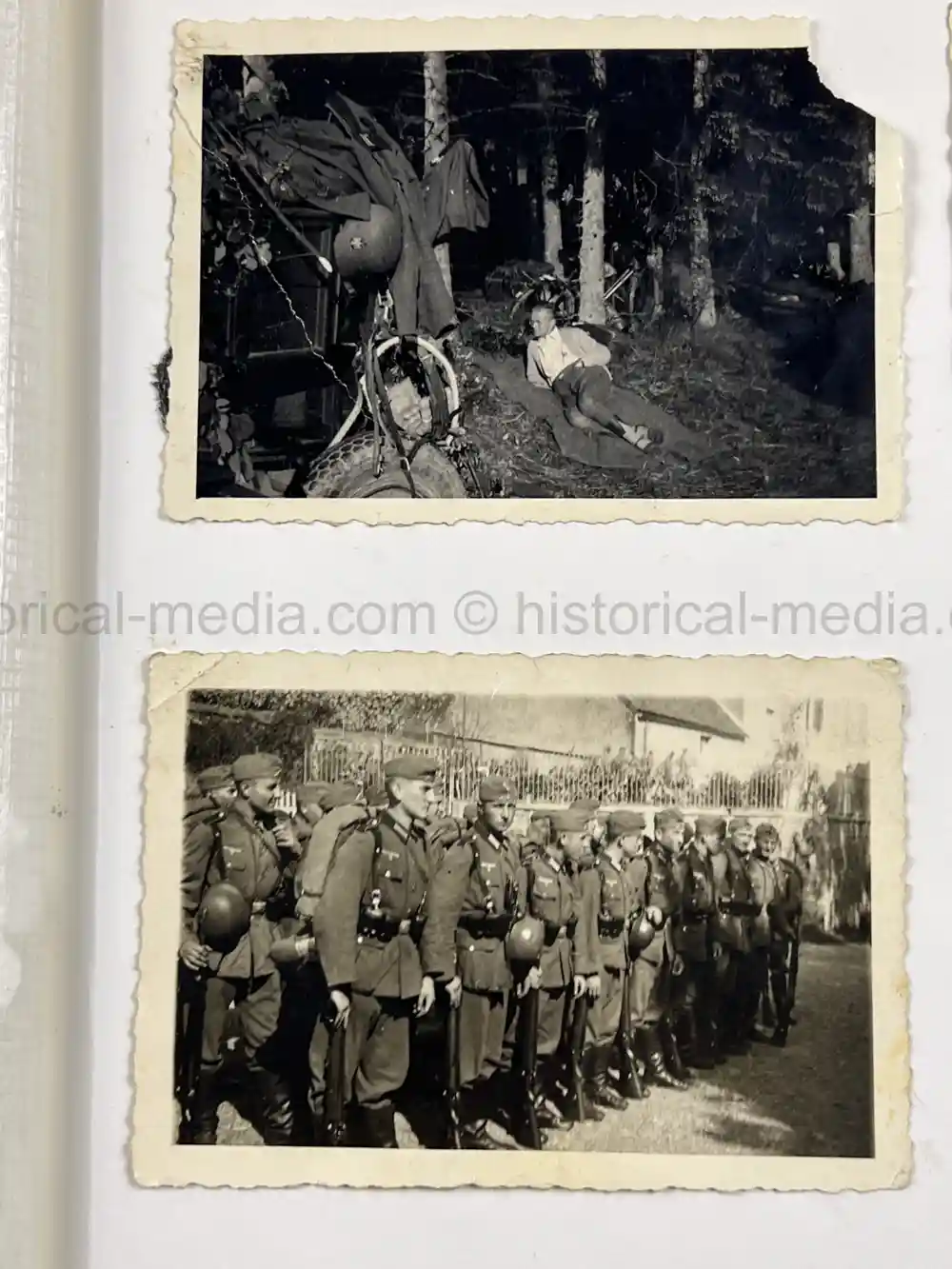 WWII GERMAN ARMY PHOTO ALBUM - PANZER SOLDIER - FRANCE 1940