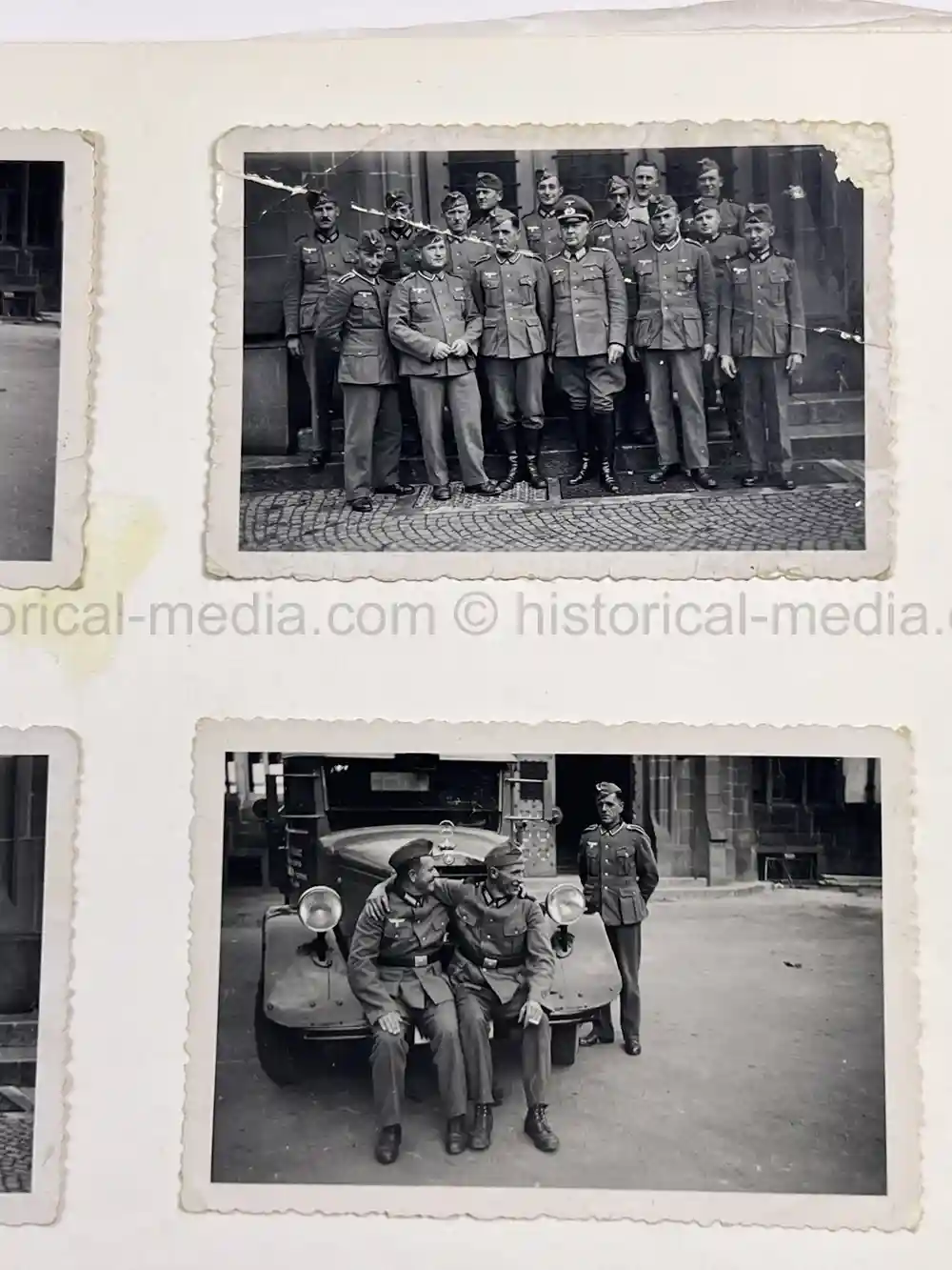 WWII GERMAN ARMY PHOTO ALBUM - PANZER SOLDIER - FRANCE 1940