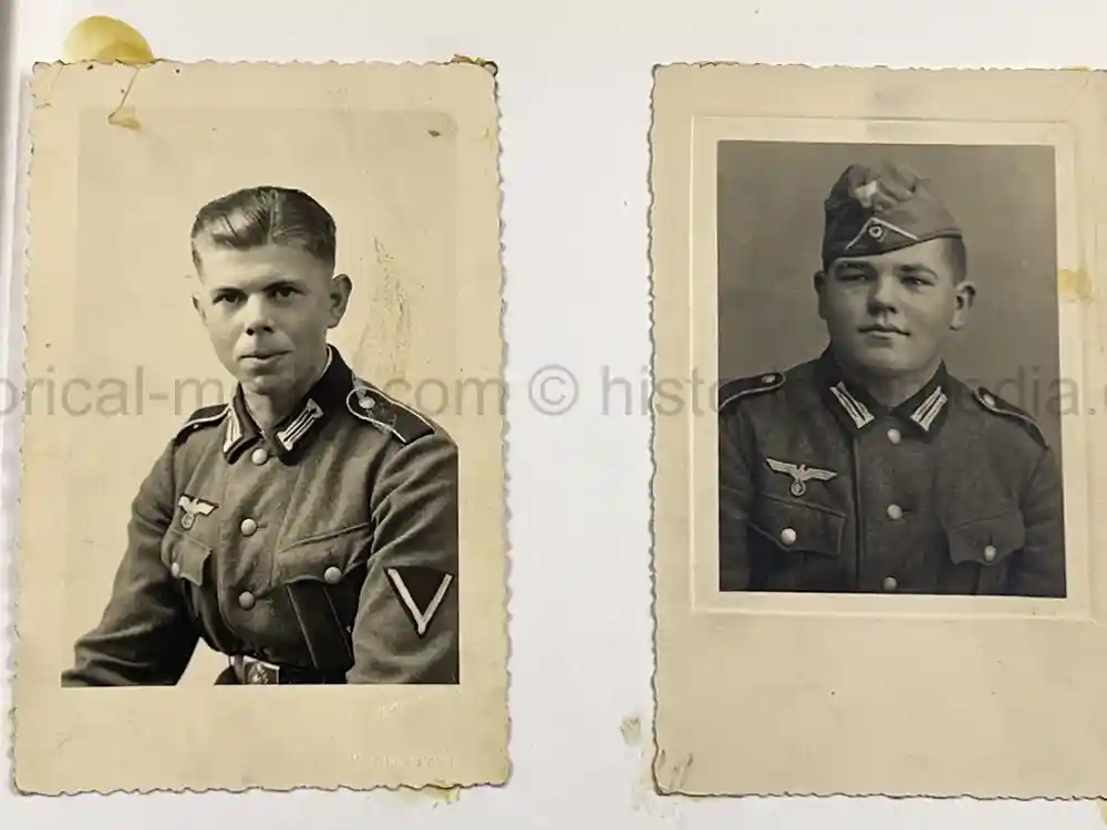 WWII GERMAN ARMY PHOTO ALBUM - PANZER SOLDIER - FRANCE 1940