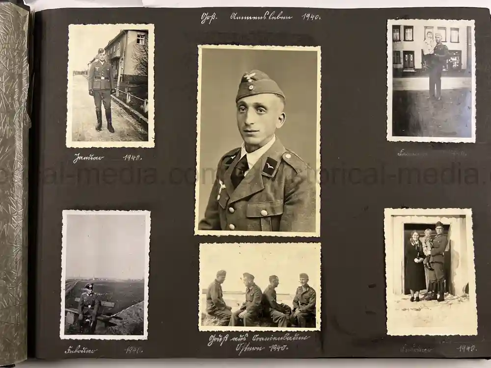 WWII GERMAN LUFTWAFFE PHOTO ALBUM - POLAND, FRANCE, RUSSIA WWII GERMAN LUFTWAFFE PHOTO ALBUM - POLAND, FRANCE, RUSSIA WWII GERMAN LUFTWAFFE PHOTO ALBUM - POLAND, FRANCE, RUSSIA