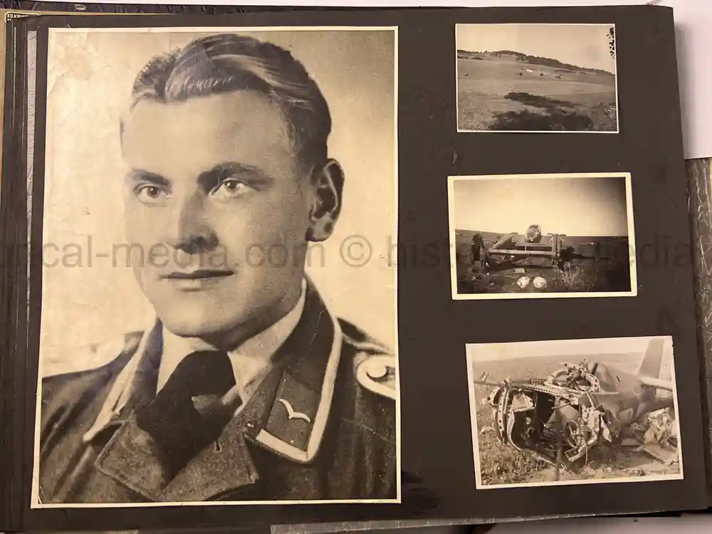 WWII GERMAN LUFTWAFFE PHOTO ALBUM - POLAND, FRANCE, RUSSIA WWII GERMAN LUFTWAFFE PHOTO ALBUM - POLAND, FRANCE, RUSSIA WWII GERMAN LUFTWAFFE PHOTO ALBUM - POLAND, FRANCE, RUSSIA