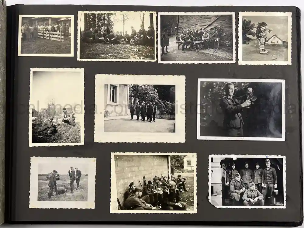 WWII GERMAN LUFTWAFFE PHOTO ALBUM - POLAND, FRANCE, RUSSIA WWII GERMAN LUFTWAFFE PHOTO ALBUM - POLAND, FRANCE, RUSSIA WWII GERMAN LUFTWAFFE PHOTO ALBUM - POLAND, FRANCE, RUSSIA