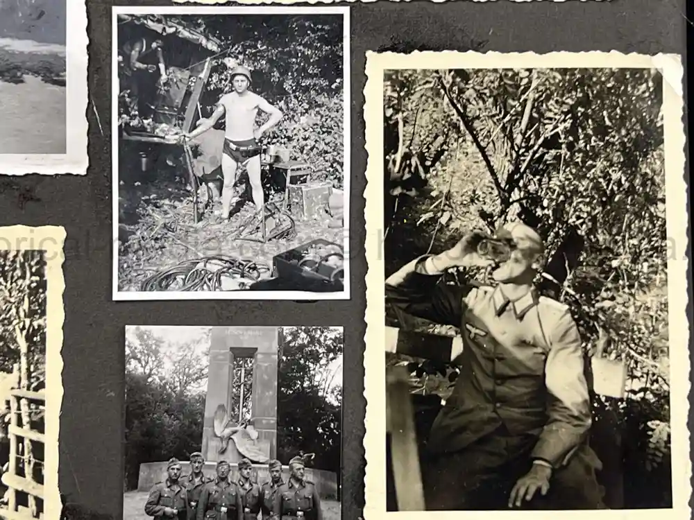 WWII GERMAN LUFTWAFFE PHOTO ALBUM - POLAND, FRANCE, RUSSIA WWII GERMAN LUFTWAFFE PHOTO ALBUM - POLAND, FRANCE, RUSSIA WWII GERMAN LUFTWAFFE PHOTO ALBUM - POLAND, FRANCE, RUSSIA