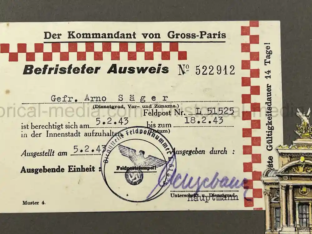 WWII GERMAN LUFTWAFFE PHOTO ALBUM - FALLSCHIRMJÄGER -FRANCE 1944/45