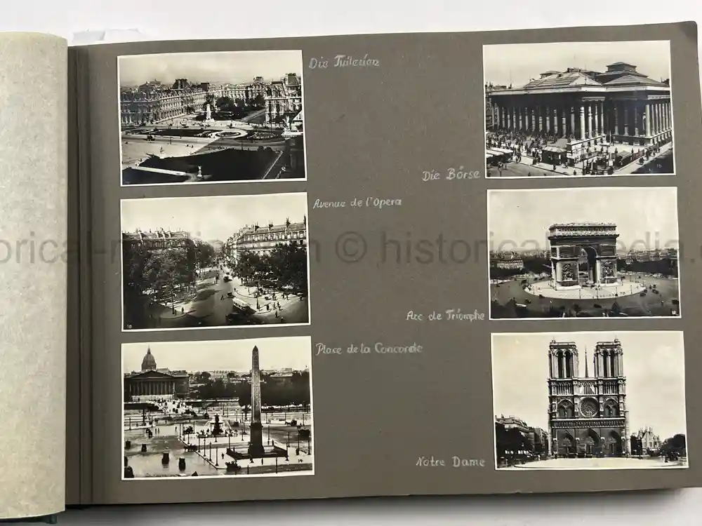 WWII GERMAN LUFTWAFFE PHOTO ALBUM - FALLSCHIRMJÄGER -FRANCE 1944/45