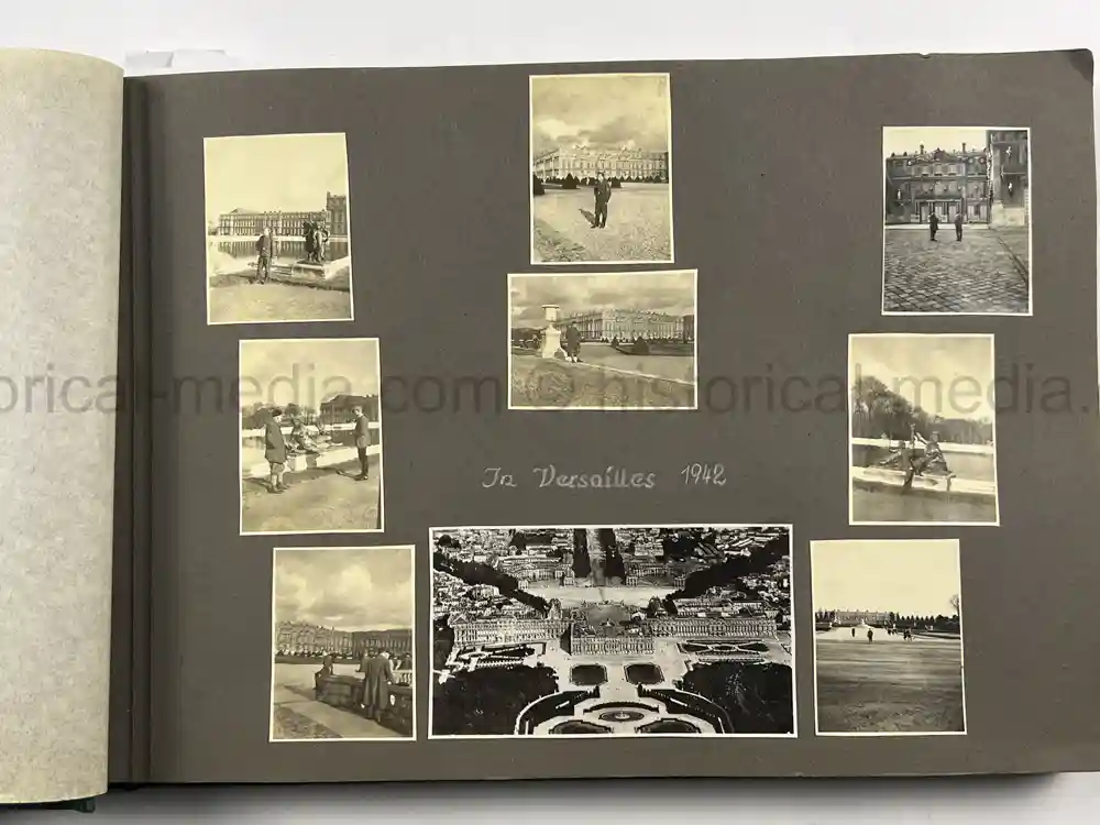 WWII GERMAN LUFTWAFFE PHOTO ALBUM - FALLSCHIRMJÄGER -FRANCE 1944/45