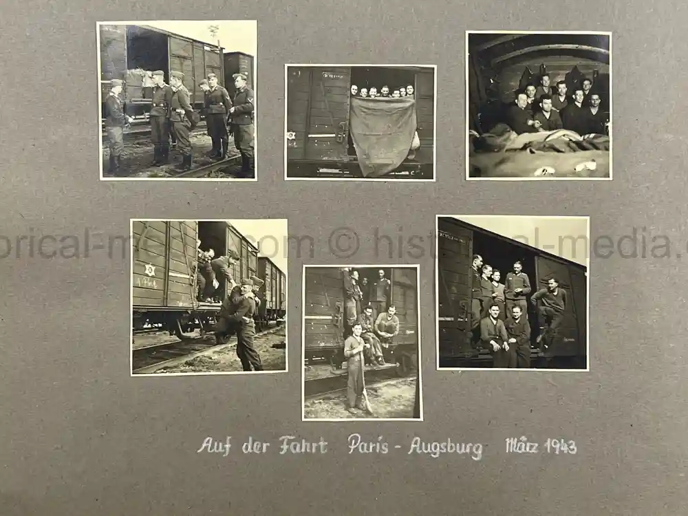 WWII GERMAN LUFTWAFFE PHOTO ALBUM - FALLSCHIRMJÄGER -FRANCE 1944/45